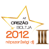 Ország Boltja 2012 Népszerűségi díj Autó és motor kategória III. helyezett