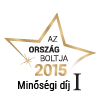 Ország Boltja 2015 Minőségi díj Számítástechnika kategória I. helyezett