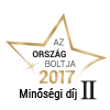 Ország Boltja 2017 Minőségi díj Építkezés, kert kategória II. helyezett